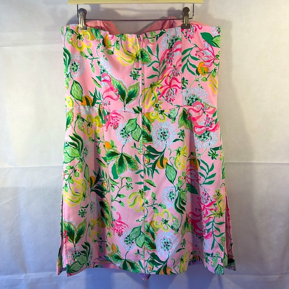 Lilly Pulitzer Kylo Strapless Skirted Romper Multi Via Amore Spritzer NWT - Picture 6 of 15